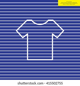Vector Blank Tshirt Icon Symbol