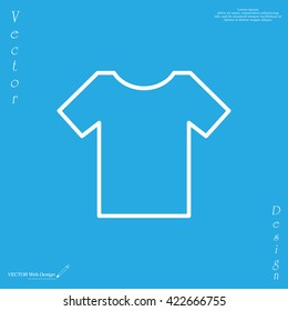 Vector Blank Tshirt Icon Symbol