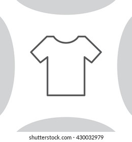 Vector Blank Tshirt Icon Symbol