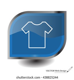Vector Blank Tshirt Icon Symbol