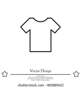 Vector Blank Tshirt Icon Symbol