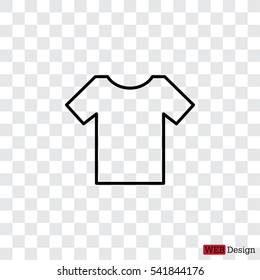 Vector Blank Tshirt Icon Symbol Stock Vector (Royalty Free) 541844176 ...