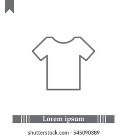 Vector Blank Tshirt Icon Symbol