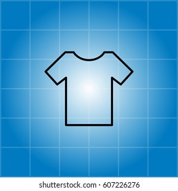 Vector Blank Tshirt Icon Symbol