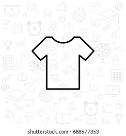 Vector Blank Tshirt Icon Symbol