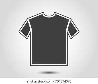 Vector Blank Tshirt Icon Symbol