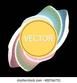 Vector Blank white badge with place for your design, 2