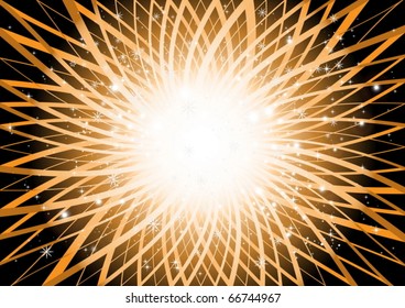 Vector blast decorative background - Vector burst illustration
