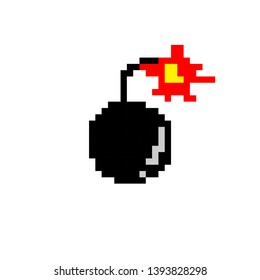 Vector blast pixel art color
