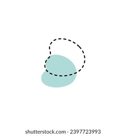 vector blob set of abstract elements set