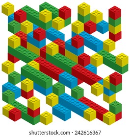 vector blocks constructor pattern background