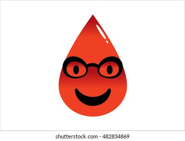 Vector of Blood group. Blood type