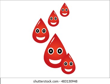 Similar Images, Stock Photos & Vectors of Blood Drops Cartoon style