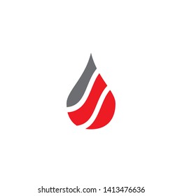 Vector blood logo icon design vector template