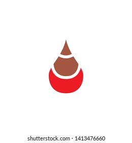 Vector blood logo icon design vector template