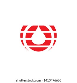 Vector blood logo icon design vector template