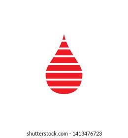 Vector blood logo icon design vector template