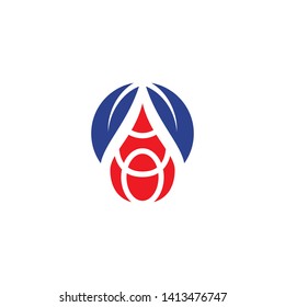 Vector blood logo icon design vector template