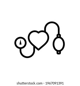 vector blood pressure icon. Eps. 10.