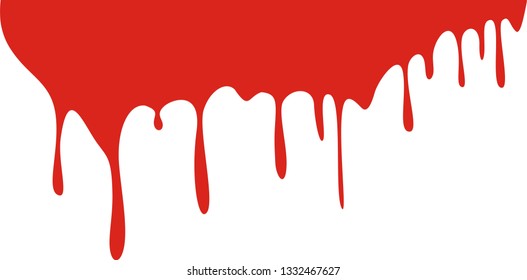 Vector Blood Splashes Drops Trail Blood Stock Vector (Royalty Free ...