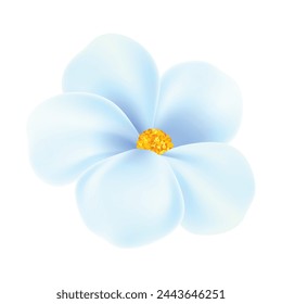 vector floreciendo flores de primavera sobre fondo blanco