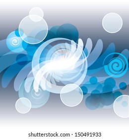 Vector blue abstract background