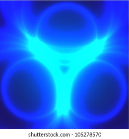 Vector blue abstract background. Eps10