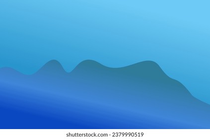Vector blue abstract background with slight gradations