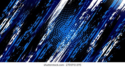 Vector Blue Abstract Background with Sportly Style and Grunge Effect. Brush Stroke Illustration Vector, Poster. illustration. eps10 vector. 