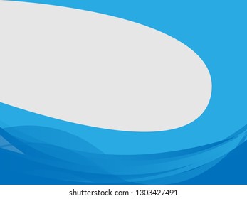 Vector blue abstract background. Wavy waves banner color line for web banner. 
