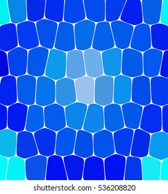 Vector blue abstract colorful mosaic background