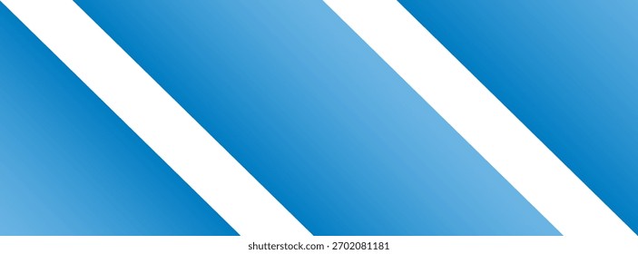 Vektorblauer abstrakter geometrischer Hintergrund mit Farbverlauf-Rechteck und Linien auf weißem Hintergrund. Modernes Corporate Concept Design für Präsentationshintergrund, Banner, Poster, Cove
