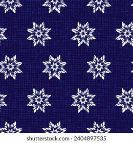 Estrellas de copo de nieve abstracto azul vectorial fondo 05. Adecuado para textiles, envolvimiento de regalo y papel pintado.