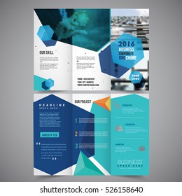 Vector blue annual report leaflet Brochure Flyer template A4 size design.
Modern style for book cover magazine layout design, Abstract geometric background, presentation templates.