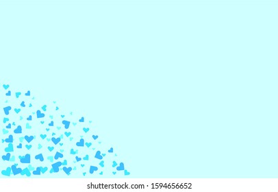 Vector blue backdrop with a sweet heart.