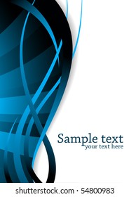 Vector blue background