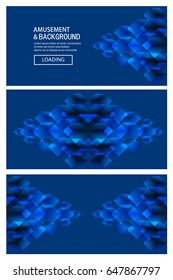 Vector blue background