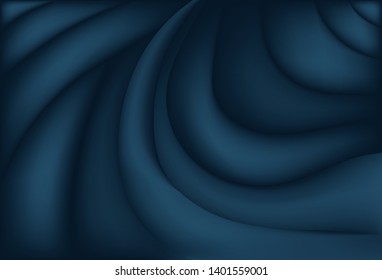 Vector of blue background with drapery