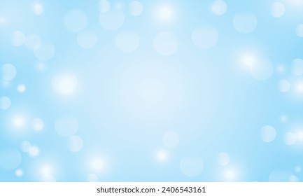 Fondo azul vectorial con brillo brillante.