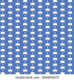 vector con fondo azul y motivos de línea, círculos blancos que se mezclan. para tela, envolver