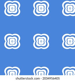 vector with blue background and line motif, white circles blending together. for fabric, wrap