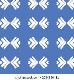 vector with blue background and line motif, white circles blending together. for fabric, wrap