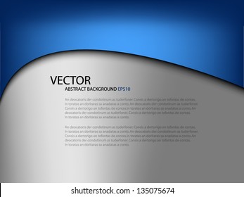 vector blue background overlap dimension 3d graphic message board for text and message design frame line shadow for modern web design eps10
