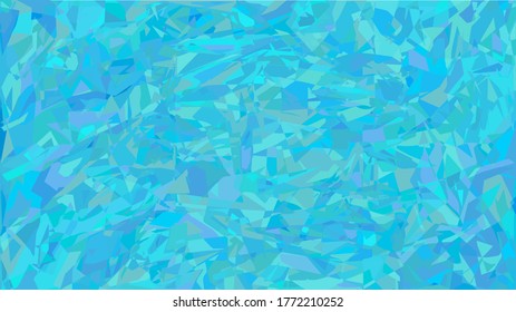 Vector blue background in pastel colors of different polygonal shapes.