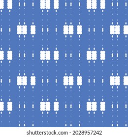 vector con fondo azul y diversos motivos blancos, se puede utilizar para textiles, embalado