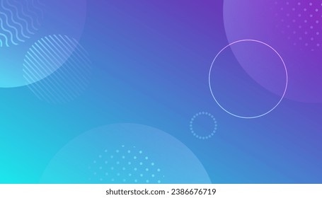 Vektorblauer Banner, abstrakter Hintergrund. Farbverlauf für Bildschirmhintergrund, Web, Banner, Präsentationen usw.