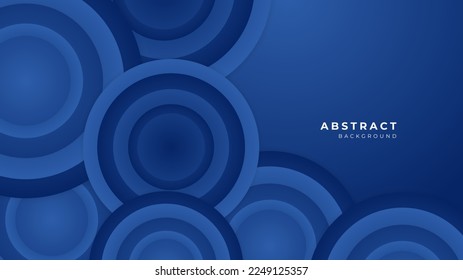 Vector blue banner geometric shapes abstract, science, futuristic, energy technology concept. Digital image of light rays, stripes lines with light, speed and motion blur over dark tech background