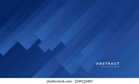Pancarta vectorial azul formas geométricas abstractas, ciencia, futurista, concepto de tecnología energética. Imagen digital de rayos de luz, líneas de rayas con luz, velocidad y movimiento borrosos sobre fondo de tecnología oscura