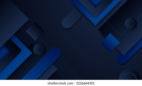 abstracto de color azul vectorial y negro, concepto científico, futurista, tecnología energética. Imagen digital de rayos de luz, líneas de rayas con luz, velocidad y movimiento borrosos sobre fondo de tecnología oscura
