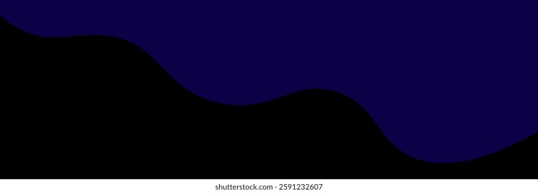 Vector blue and black mix line background curve element with white space for text and message design, overlapping layers, vector. background, eps 10